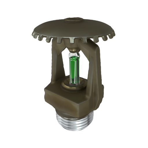 Viking® VK130, Corrosion Resistant, 5.6K, Standard, Upright, SR, 1/2" NPT, Wax Coated Stainless Steel, 200 Degree 05012BCE Fire Sprinkler Head - WeSupplyIt.com