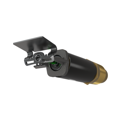 Viking® VK152, Standard, Dry Sprinkler, 5.6K, Horizontal Sidewall, SR, 1” NPT, Plain Barrel, Nickel PTFE (ENT), 200 Degree, 12” Length, 07858UJNE12 Fire Sprinkler Head - WeSupplyIt.com