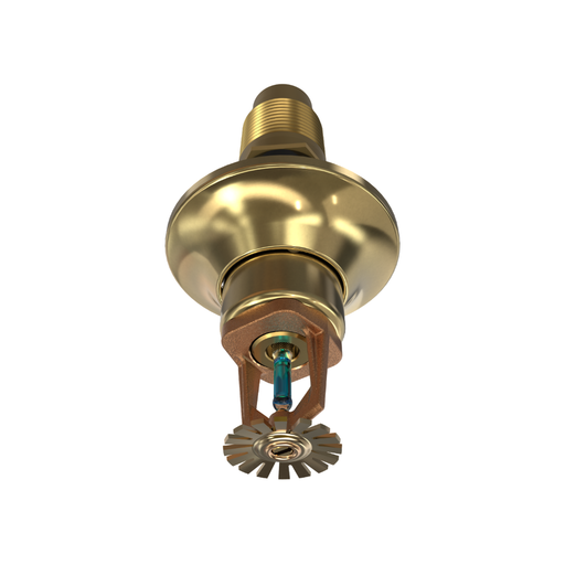 Viking® VK154, Standard, Dry Sprinkler, 5.6K, Pendent, SR, 1” NPT, Standard Adjustable, Brass, 286 Degree, 24” Length, 07740UAG24 Fire Sprinkler Head - WeSupplyIt.com
