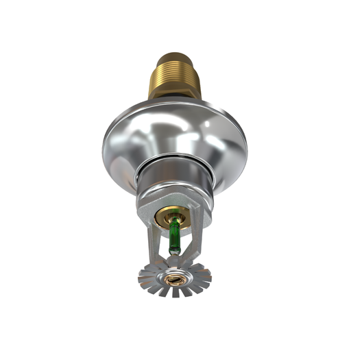 Viking® VK154, Standard, Dry Sprinkler, 5.6K, Pendent, SR, 1” NPT, Standard Adjustable, Chrome, 200 Degree, 24” Length, 07740UFE24 Fire Sprinkler Head - WeSupplyIt.com