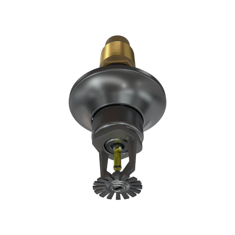 Viking® VK154, Standard, Dry Sprinkler, 5.6K, Pendent, SR, 1” NPT, Standard Adjustable, Nickel PTFE (ENT), 175 Degree, 12” Length, 07740UJND12 Fire Sprinkler Head - WeSupplyIt.com