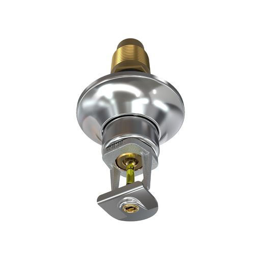 Viking® VK157, Standard, Dry Sprinkler, 5.6K, Vertical Sidewall, SR, 1” NPT, Standard Adjustable, Chrome, 175 Degree, 12” Length, 09123UFD12 Fire Sprinkler Head - WeSupplyIt.com