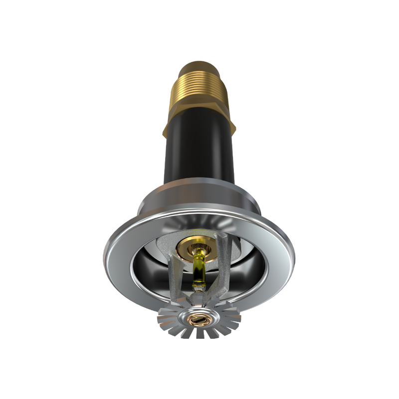 Viking® VK158, Standard, Dry Sprinkler, 5.6K, Pendent, SR, 1” NPT, Recessed Adjustable, Chrome, 175 Degree, 24” Length, 06530UFD24 Fire Sprinkler Head - WeSupplyIt.com