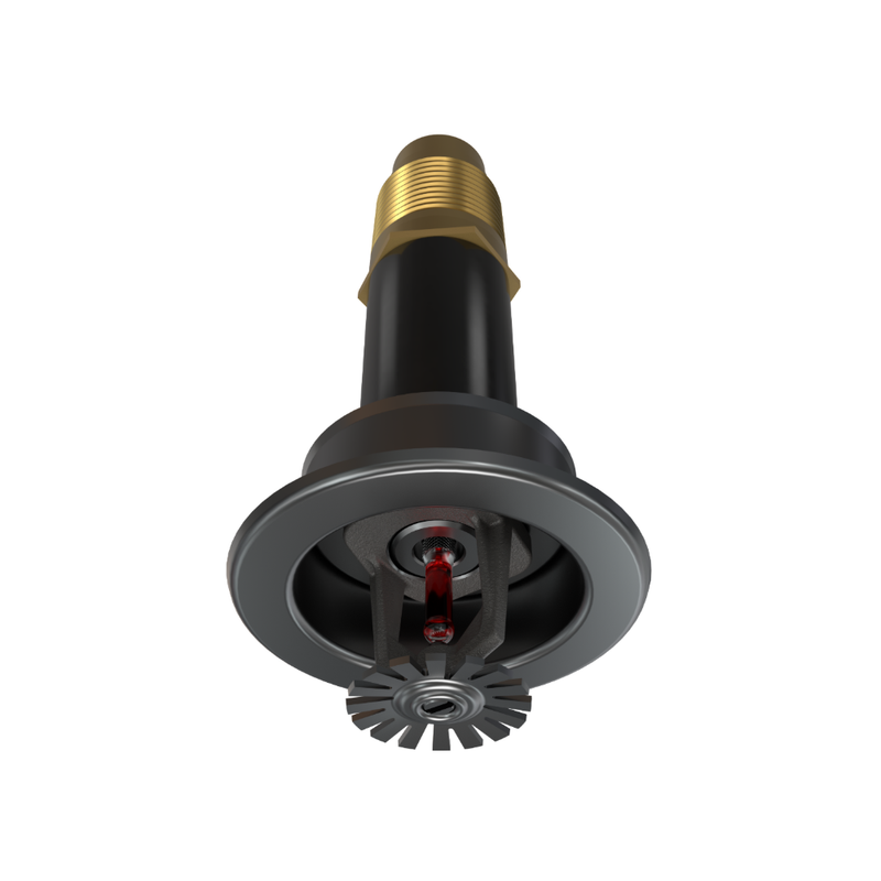 Viking® VK158, Standard, Dry Sprinkler, 5.6K, Pendent, SR, 1” NPT, Recessed Adjustable, Nickel PTFE (ENT), 155 Degree, 24” Length, 06530UJNB24 Fire Sprinkler Head - WeSupplyIt.com
