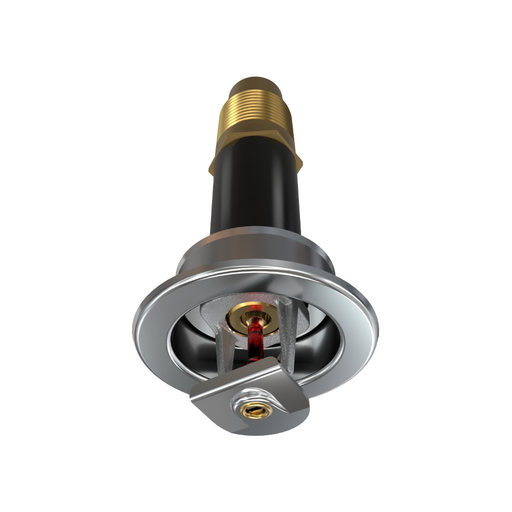 Viking® VK161, Standard, Dry Sprinkler, 5.6K, Vertical Sidewall, SR, 1” NPT, Recessed Adjustable, Chrome, 155 Degree, 24” Length, 09124UFB24 Fire Sprinkler Head - WeSupplyIt.com