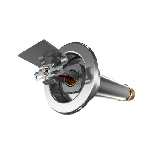 Viking® VK162, Standard, Dry Sprinkler, 5.6K, Horizontal Sidewall, SR, 1” NPT, Recessed Adjustable, Chrome, 155 Degree, 24” Length, 07856UFB24 Fire Sprinkler Head - WeSupplyIt.com