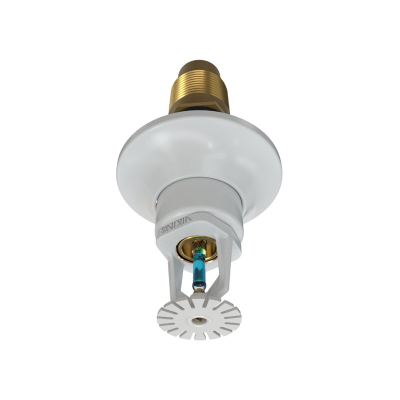 Viking® VK163, Standard, Dry Sprinkler, 8.0K, Pendent, SR, 1” NPT, Standard Adjustable, White, 286 Degree, 24” Length, 12810UMG/W24 Fire Sprinkler Head - WeSupplyIt.com