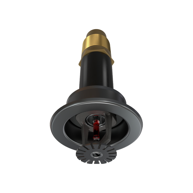 Viking® VK164, Standard, Dry Sprinkler, 8.0K, Pendent, SR, 1” NPT, Recessed Adjustable, Nickel PTFE (ENT), 155 Degree, 24” Length, 12811UJNB24 Fire Sprinkler Head - WeSupplyIt.com