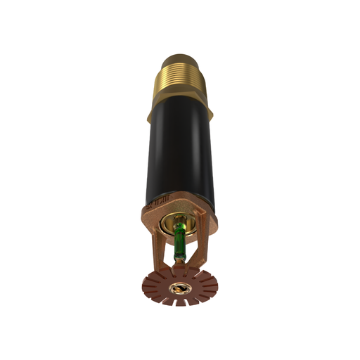 Viking® VK166, Standard, Dry Sprinkler, 8.0K, Pendent, SR, 1” NPT, Plain Barrel, Brass, 200 Degree, 24” Length, 12741UAE24 Fire Sprinkler Head - WeSupplyIt.com