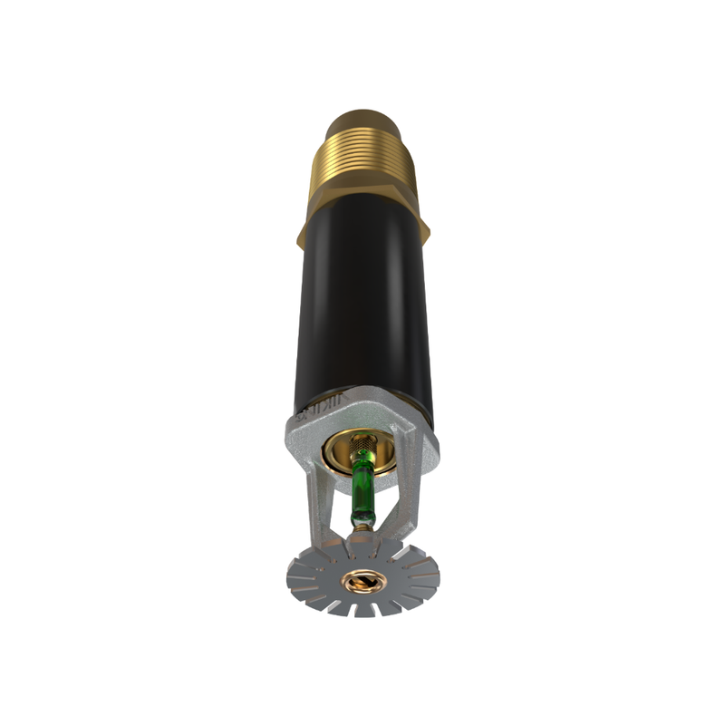 Viking® VK166, Standard, Dry Sprinkler, 8.0K, Pendent, SR, 1” NPT, Plain Barrel, Chrome, 200 Degree, 24” Length, 12741UFE24 Fire Sprinkler Head - WeSupplyIt.com