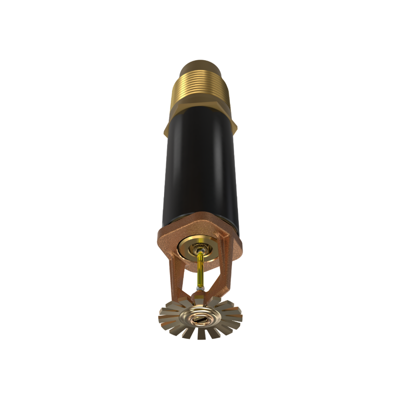 Viking® VK172, Standard, Dry Sprinkler, 5.6K, Plain Barrel, Pendent, QR, 1” NPT, Brass, 175 Degree, 18” Length, 08387UAD18 Fire Sprinkler Head - WeSupplyIt.com