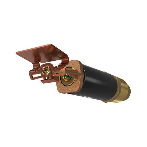 Viking® VK174, Standard, Dry Sprinkler, 5.6K, Plain Barrel, Horizontal Sidewall, QR, 1” NPT, Brass, 200 Degree, 18” Length, 08388UAE18 Fire Sprinkler Head - WeSupplyIt.com