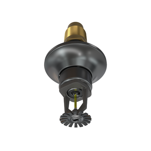 Viking® VK176, Standard, Dry Sprinkler, 5.6K, Standard Adjustable, Pendent, QR, 1” NPT, Nickel PTFE (ENT), 175 Degree, 24” Length, 08383UJND24 Fire Sprinkler Head - WeSupplyIt.com