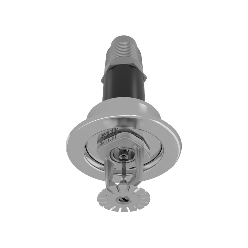 Viking® VK181, Standard, Dry Sprinkler, 8.0K, Recessed Adjustable, Pendent, QR, 1” NPT, White 200 Degree, 24” Length, 13250UME/W24 Fire Sprinkler Head - WeSupplyIt.com
