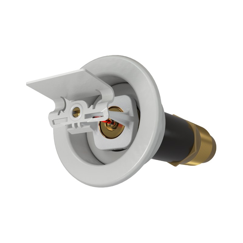 Viking® VK182, Standard, Dry Sprinkler, 5.6K, Recessed Adjustable, Horizontal Sidewall, QR, 1” NPT, White, 155 Degree, 12” Length, 08386UMB/W12 Fire Sprinkler Head - WeSupplyIt.com