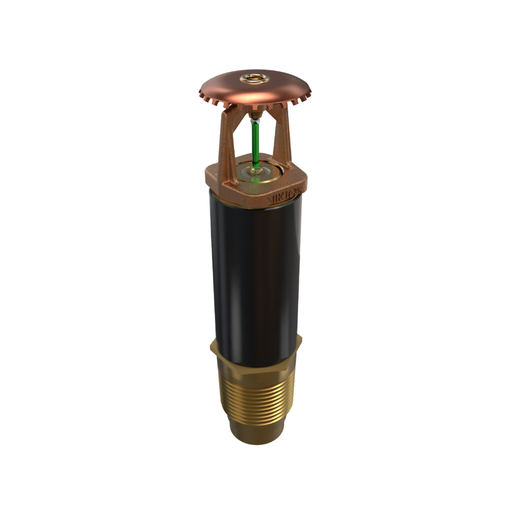 Viking® VK184, Standard, Dry Sprinkler, 5.6K, Upright, QR, 1” NPT, Plain Barrel, Brass, 200 Degree, 18” Length, 08417UAE18 Fire Sprinkler Head - WeSupplyIt.com