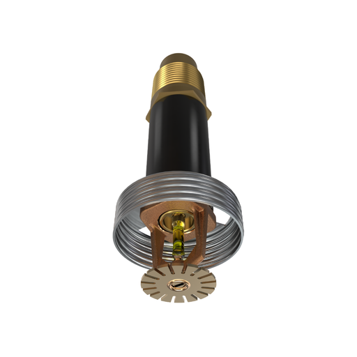 Viking® VK192, Standard, Dry Sprinkler, 8.0K, Domed Concealed Pendent, SR, 1” NPT, Brass, 175 Degree, 24” Length, 12424UAD24 Fire Sprinkler Head - WeSupplyIt.com