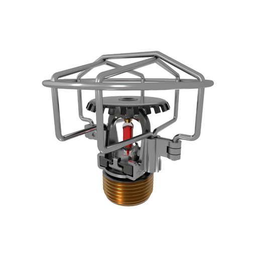 Viking® VK2001, XT1, Intermediate Level/In-Rack, Preassembled w/ Guard, 8.0K, Upright, SR, 3/4" NPT, Black, 155 Degree 23875MB/BG Fire Sprinkler Head - WeSupplyIt.com
