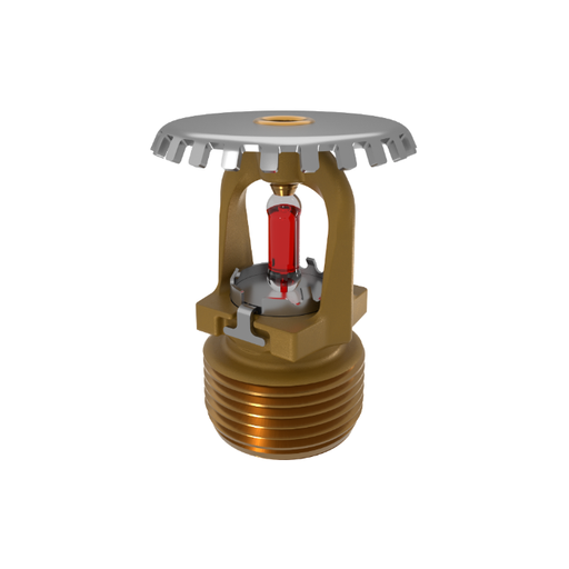 Viking® VK2001, Model XT1, 8.0K, Standard, Upright, SR, 3/4" NPT, Brass, 155 Degree 23875AB Fire Sprinkler Head - WeSupplyIt.com