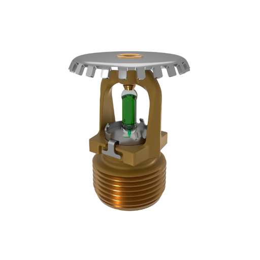 Viking® VK2001, Model XT1, 8.0K, Standard, Upright, SR, 3/4" NPT, Brass, 200 Degree 23875AE Fire Sprinkler Head - WeSupplyIt.com