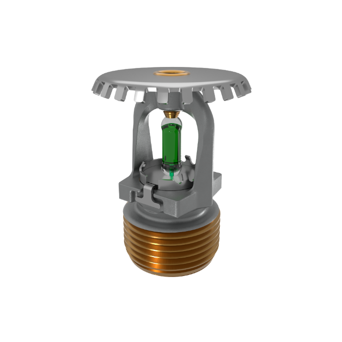 Viking® VK2001, Model XT1, 8.0K, Standard, Upright, SR, 3/4" NPT, Chrome, 200 Degree 23875FE Fire Sprinkler Head - WeSupplyIt.com