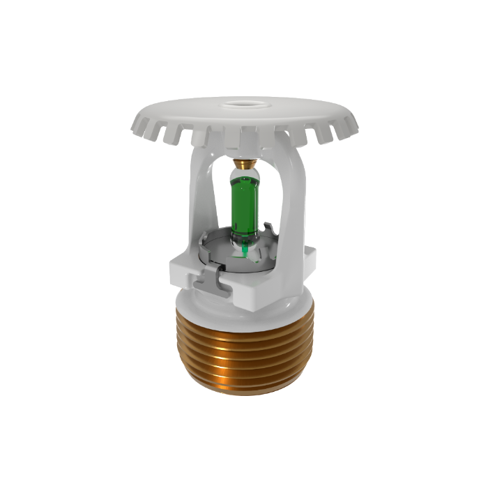 Viking® VK2001, Model XT1, 8.0K, Standard, Upright, SR, 3/4" NPT, White, 200 Degree 23875ME/W Fire Sprinkler Head - WeSupplyIt.com