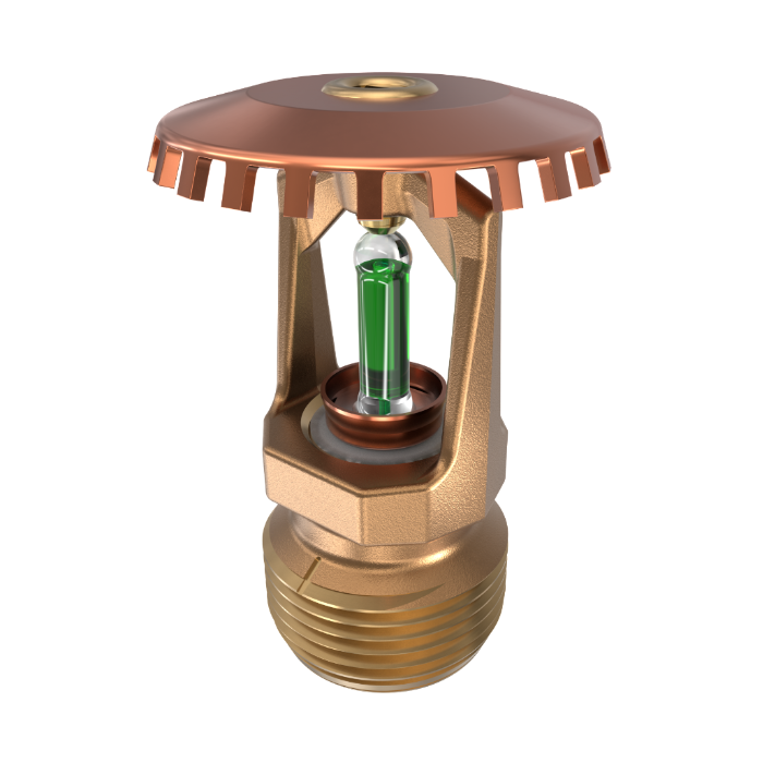 Viking® VK200, Model M, 8.0K, Standard, Upright, SR, 3/4" NPT, Brass, 212 Degree 18263AM Fire Sprinkler Head - WeSupplyIt.com