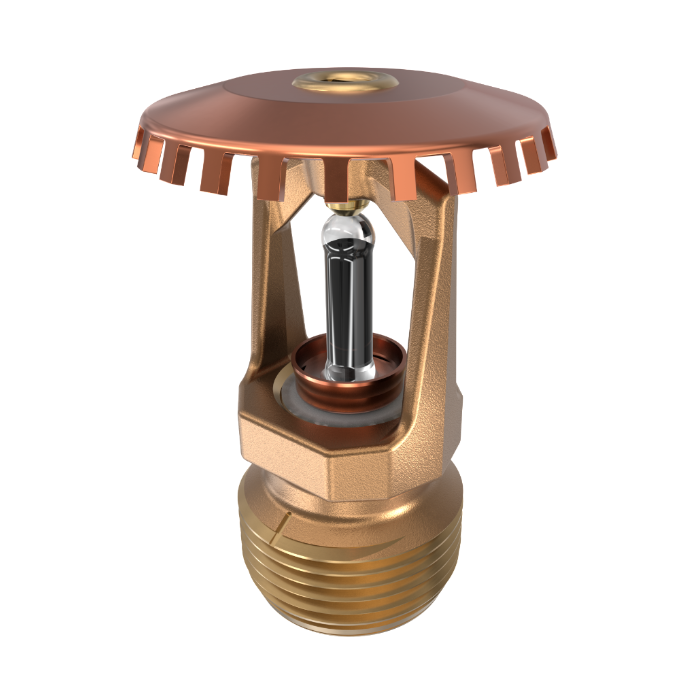 Viking® VK200, Model M, 8.0K, Standard, Upright, SR, 3/4" NPT, Brass, 500 Degree 18263AL Fire Sprinkler Head - WeSupplyIt.com