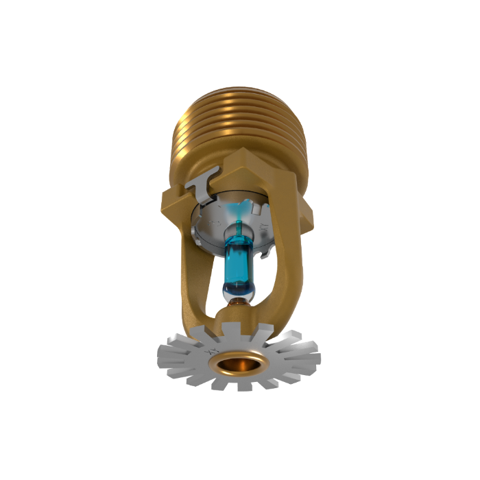 Viking® VK2021, Model XT1, 8.0K, Standard, Pendent, SR, 3/4" NPT, Brass, 286 Degree 23876AG Fire Sprinkler Head - WeSupplyIt.com