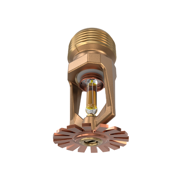 Viking® VK202, Model M, 8.0K, Standard, Pendent, SR, 3/4" NPT, Brass, 135 Degree 18264AA Fire Sprinkler Head - WeSupplyIt.com