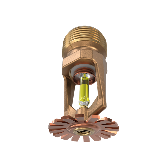 Viking® VK202, Model M, 8.0K, Standard, Pendent, SR, 3/4" NPT, Brass, 175 Degree 18264AD Fire Sprinkler Head - WeSupplyIt.com