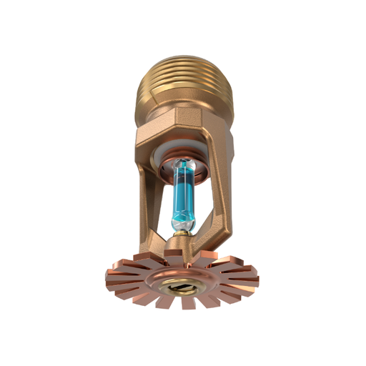 Viking® VK202, Model M, 8.0K, Standard, Pendent, SR, 3/4" NPT, Brass, 286 Degree 18264AG Fire Sprinkler Head - WeSupplyIt.com