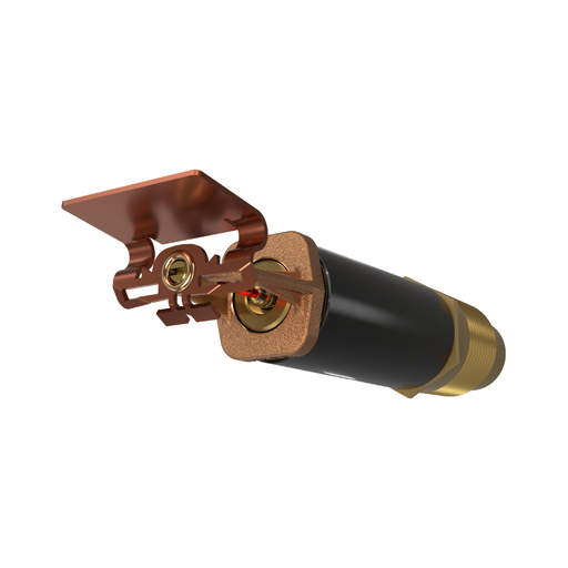 Viking® VK2753, Standard, Dry Sprinkler, 8.0K, Plain Barrel, Horizontal Sidewall, QR, 1” NPT, Brass, 155 Degree, 24” Length, 21495UAB24 Fire Sprinkler Head - WeSupplyIt.com