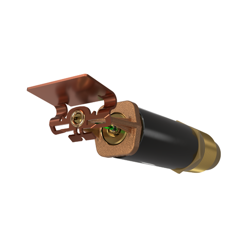 Viking® VK2753, Standard, Dry Sprinkler, 8.0K, Plain Barrel, Horizontal Sidewall, QR, 1” NPT, Brass, 200 Degree, 18” Length, 21495UAE18 Fire Sprinkler Head - WeSupplyIt.com