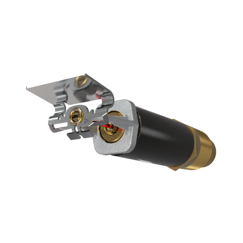 Viking® VK2753, Standard, Dry Sprinkler, 8.0K, Plain Barrel, Horizontal Sidewall, QR, 1” NPT, Chrome, 155 Degree, 24” Length, 21495UFB24 Fire Sprinkler Head - WeSupplyIt.com