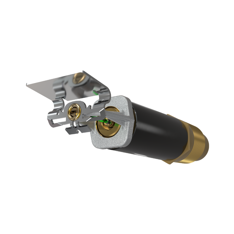 Viking® VK2753, Standard, Dry Sprinkler, 8.0K, Plain Barrel, Horizontal Sidewall, QR, 1” NPT, Chrome, 200 Degree, 24” Length, 21495UFE24 Fire Sprinkler Head - WeSupplyIt.com