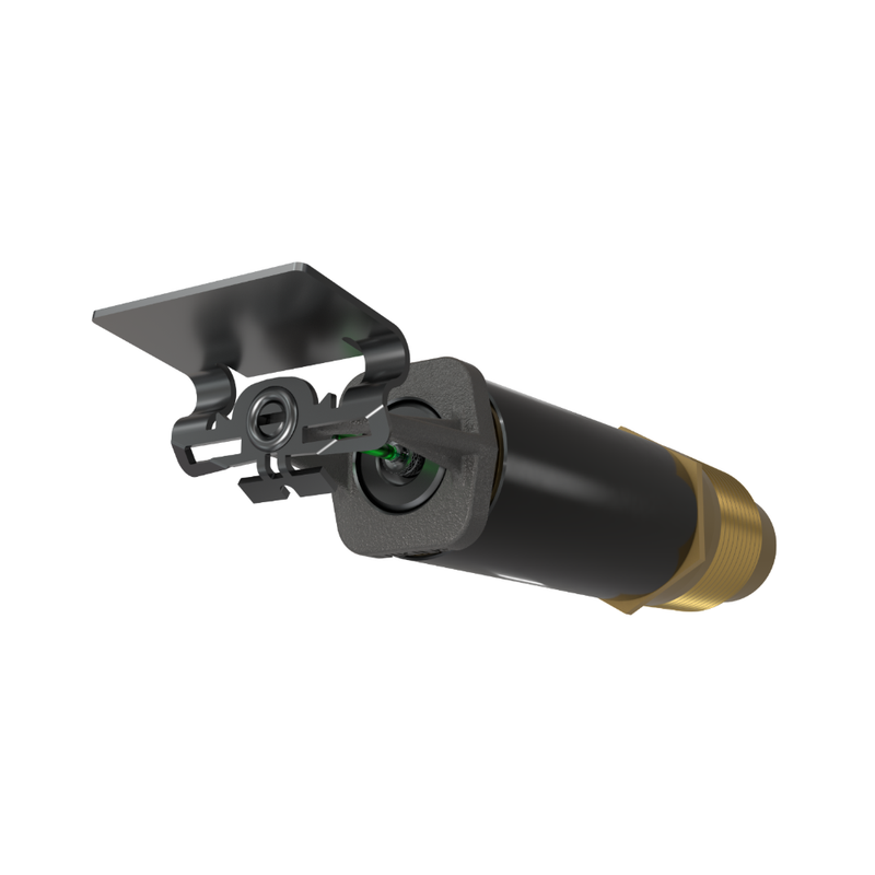 Viking® VK2753, Standard, Dry Sprinkler, 8.0K, Plain Barrel, Horizontal Sidewall, QR, 1” NPT, Nickel PTFE (ENT), 200 Degree, 24” Length, 21495UJNE24 Fire Sprinkler Head - WeSupplyIt.com