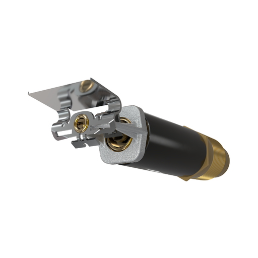 Viking® VK2843, Standard, Dry Sprinkler, Fusible Link, 8.0K, Plain Barrel, Horizontal Sidewall, QR, 1” NPT, Chrome, 165 Degree, 18” Length, 21497UFC18 Fire Sprinkler Head - WeSupplyIt.com