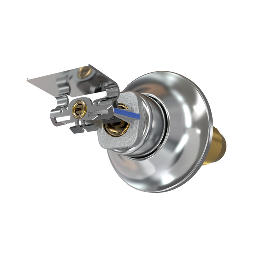 Viking® VK2883, Standard, Dry Sprinkler, Fusible Link, 8.0K, Standard Adjustable, Horizontal Sidewall, QR, 1” NPT, Chrome, 205 Degree, 24” Length, 21491UFE24 Fire Sprinkler Head - WeSupplyIt.com