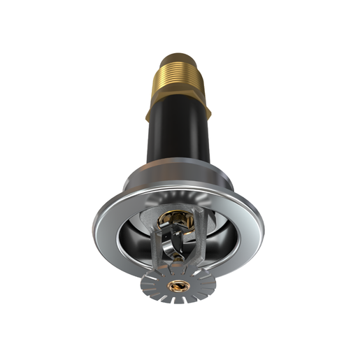 Viking® VK290, Standard, Dry Sprinkler, Fusible Link, 8.0K, Recessed Adjustable, Pendent, QR, 1” NPT, Chrome, 205 Degree, 24” Length, 13256UFE24 Fire Sprinkler Head - WeSupplyIt.com