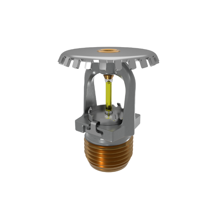 Viking® VK3001, XT1, 5.6K, Standard, Upright, QR, 1/2" NPT, Chrome, 175 Degree 23869FD Fire Sprinkler Head