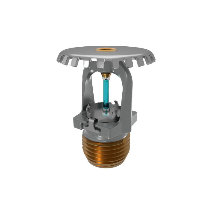 Viking® VK3001, XT1, 5.6K, Standard, Upright, QR, 1/2" NPT, Chrome, 286 Degree 23869FG Fire Sprinkler Head