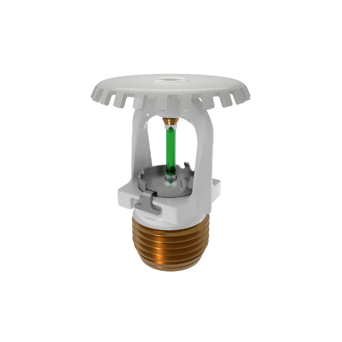 Viking® VK3001, XT1, 5.6K, Standard, Upright, QR, 1/2" NPT, White, 200 Degree 23869ME/W Fire Sprinkler Head