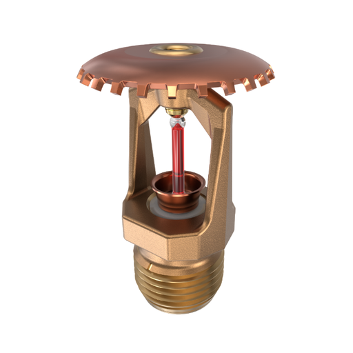 Viking® VK300, Model M, 5.6K, Standard, Upright, QR, 1/2" NPT, Brass, 155 Degree 12978AB Fire Sprinkler Head - WeSupplyIt.com