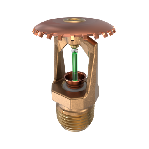 Viking® VK300, Model M, 5.6K, Standard, Upright, QR, 1/2" NPT, Brass, 200 Degree 12978AE Fire Sprinkler Head - WeSupplyIt.com