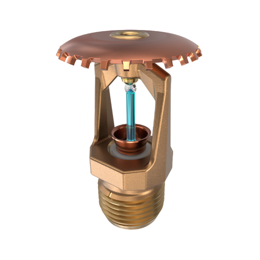 Viking® VK300, Model M, 5.6K, Standard, Upright, QR, 1/2" NPT, Brass, 286 Degree 12978AG Fire Sprinkler Head - WeSupplyIt.com