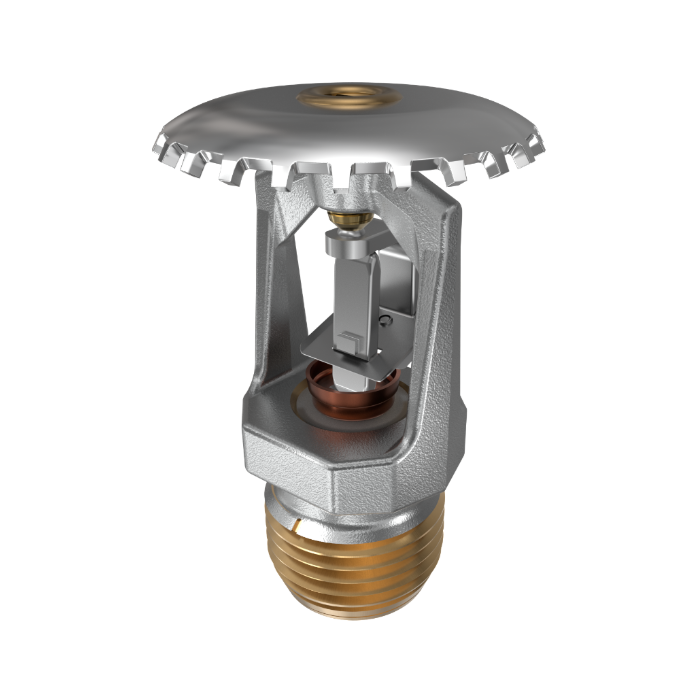 Viking® VK301, Model M, 5.6K, Standard, Fusible Link, Upright, QR, 1/2" NPT, Chrome, 165 Degree 17535FC Fire Sprinkler Head - WeSupplyIt.com