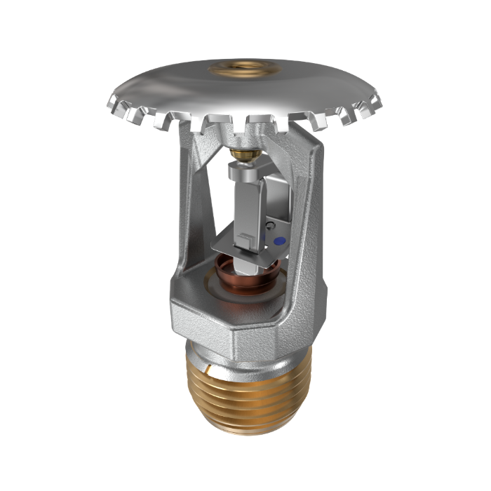 Viking® VK301, Model M, 5.6K, Standard, Fusible Link, Upright, QR, 1/2" NPT, Chrome, 280 Degree 17535FG Fire Sprinkler Head - WeSupplyIt.com