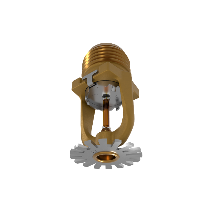 Viking® VK3021, XT1, 5.6K, Standard, Pendent, QR, 1/2" NPT, Brass, 135 Degree 23870AA Fire Sprinkler Head - WeSupplyIt.com