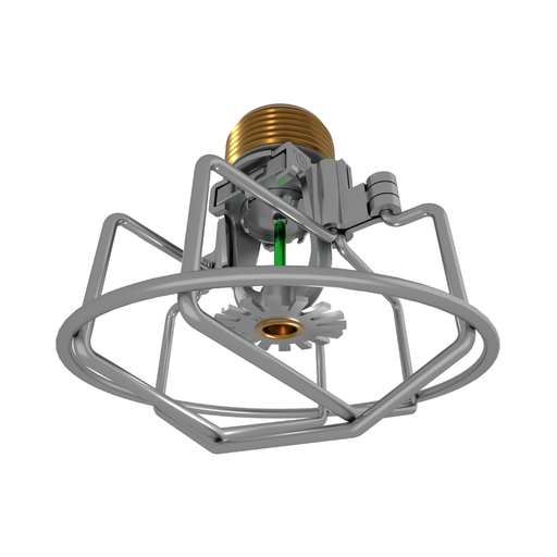 Viking® VK3021, XT1, Intermediate Level/In-Rack, Preassembled w/ Guard, 5.6K, Pendent, QR, 1/2" NPT, Chrome, 200 Degree 23870FEG Fire Sprinkler Head - WeSupplyIt.com